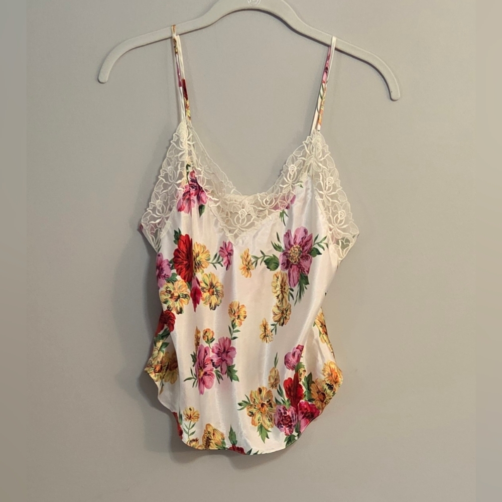 Victoria's Secret Vintage Gold Label Floral Cami Size S